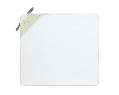 Toalha com capuz Sleepy Sheep 90/90 cm