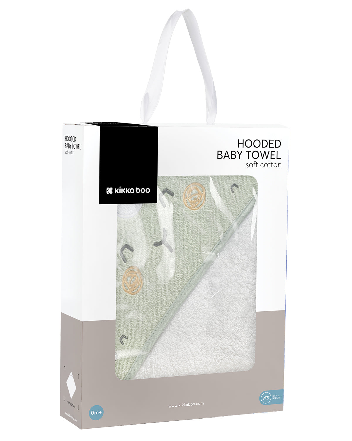 Toalha com capuz Sleepy Sheep 90/90 cm