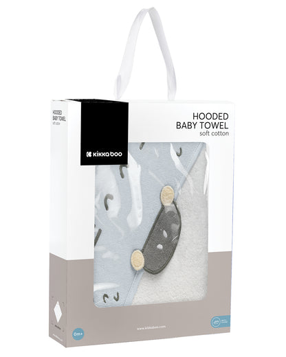 Toalha com capuz Stripy Friends 90/90 cm