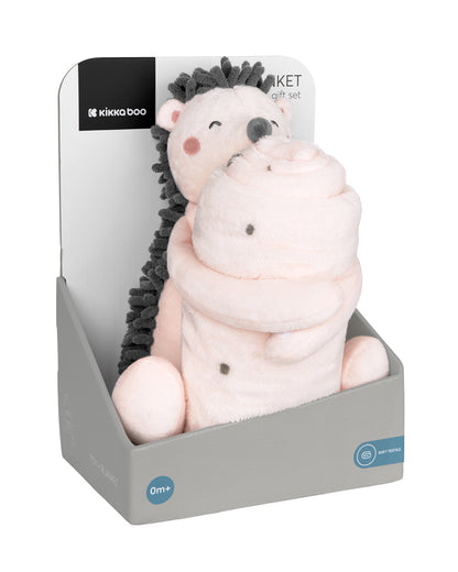 Brinquedo para bebé Hedge-hugs + manta Kikkaboo