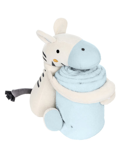 Brinquedo para bebé Stripy Friends + manta Kikkaboo