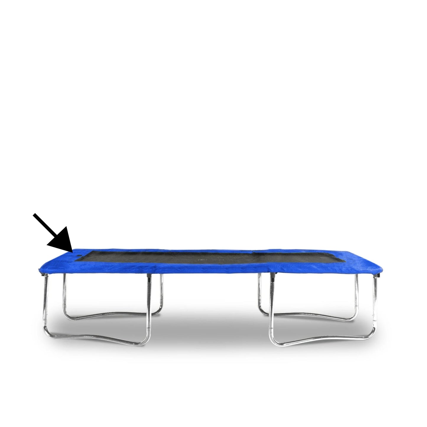 Proteção de molas para trampolim retangular 150x200 cm azul