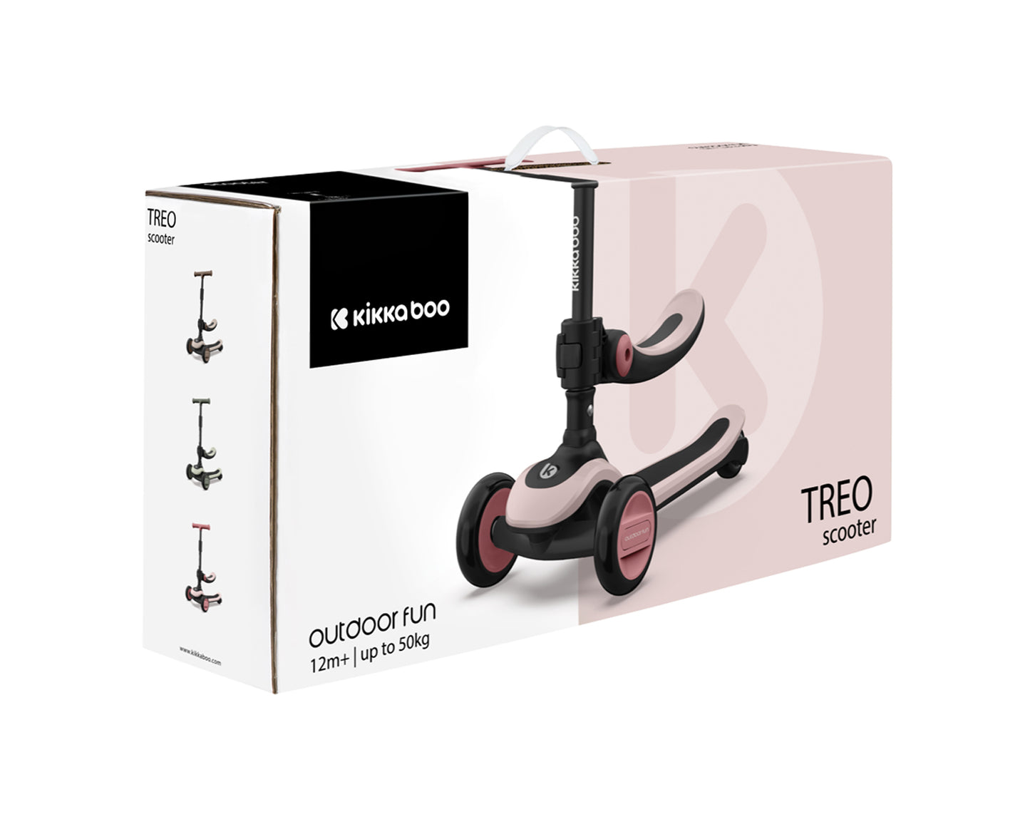 Scooter Treo 2 em 1 rosa