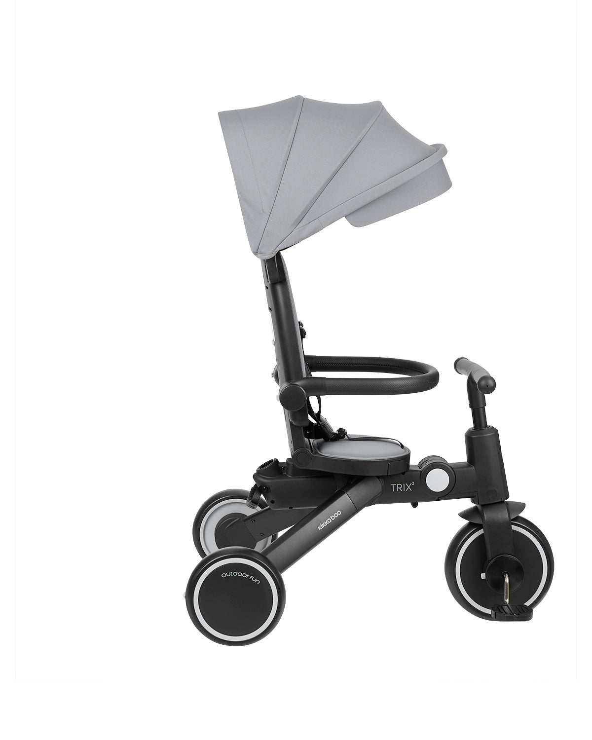 Triciclo Trix 2 8 em 1 Cinza