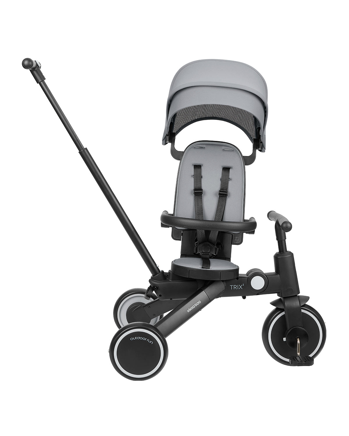 Triciclo Trix 2 8 em 1 Cinza