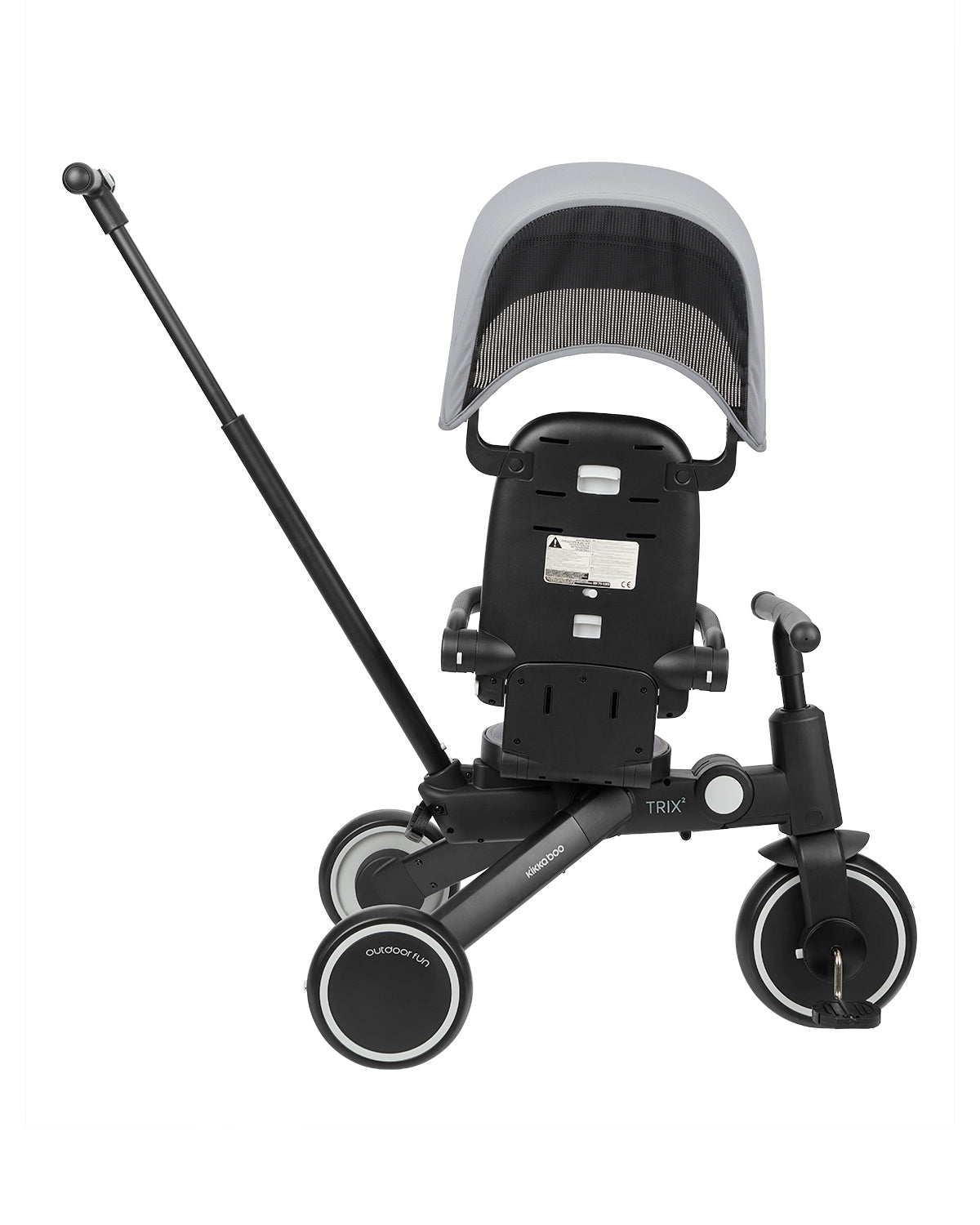 Triciclo Trix 2 8 em 1 Cinza