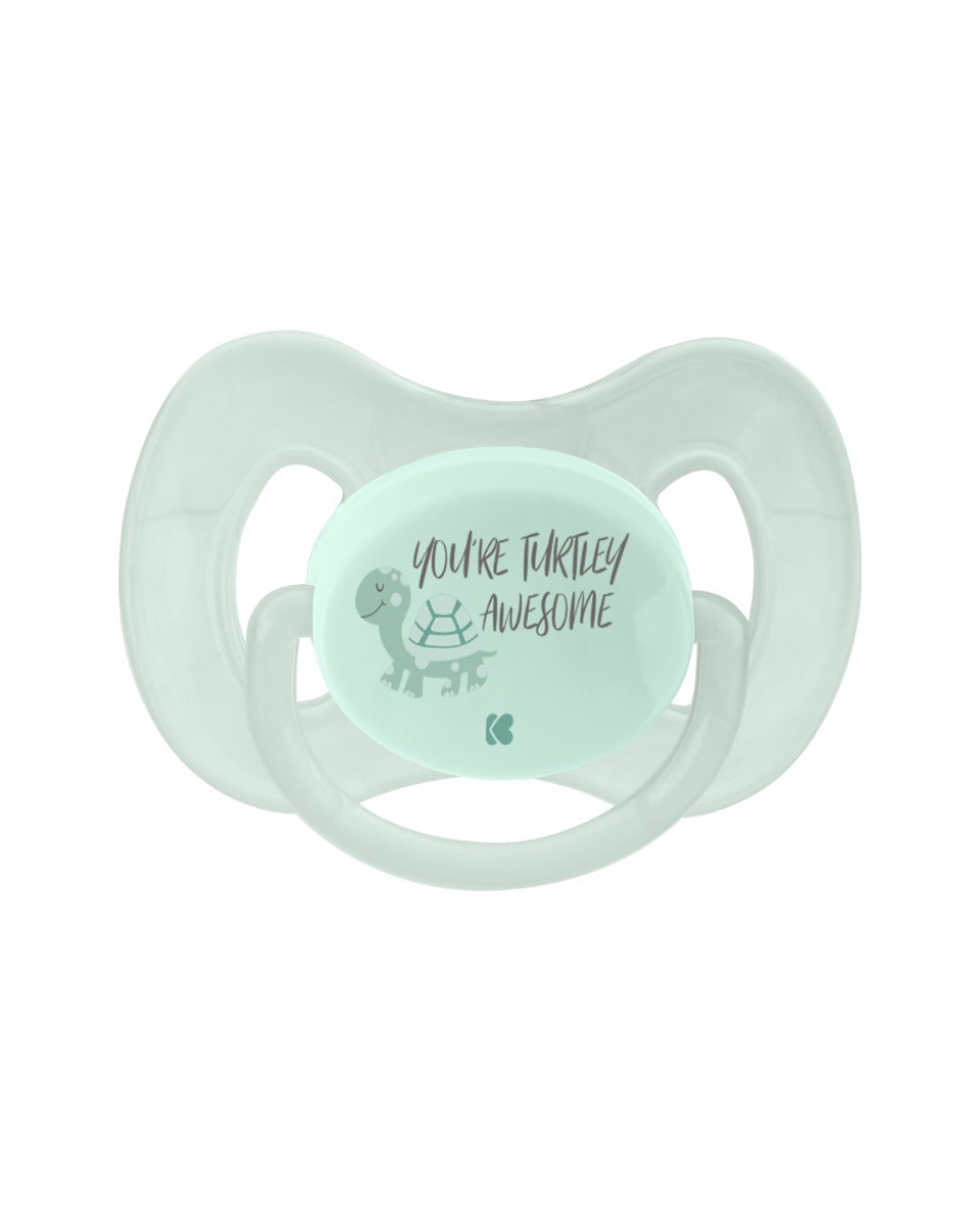 Chupeta Turtley Awesome Mint 0-6 meses Kikkaboo
