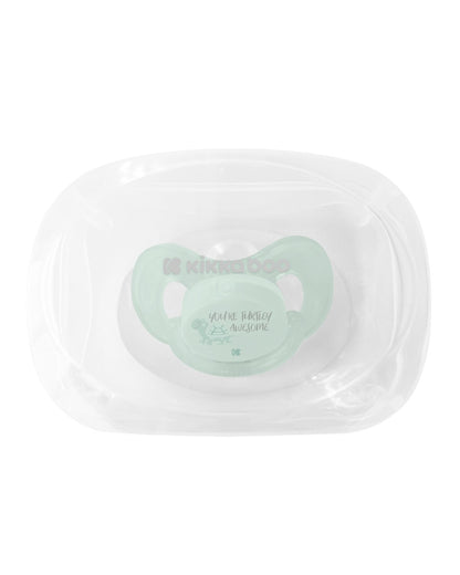 Chupeta Turtley Awesome Mint 0-6 meses Kikkaboo