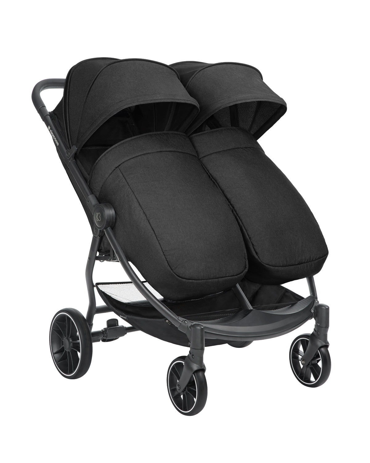 Carrinho de bebé de Gémeos Happy 2 Black