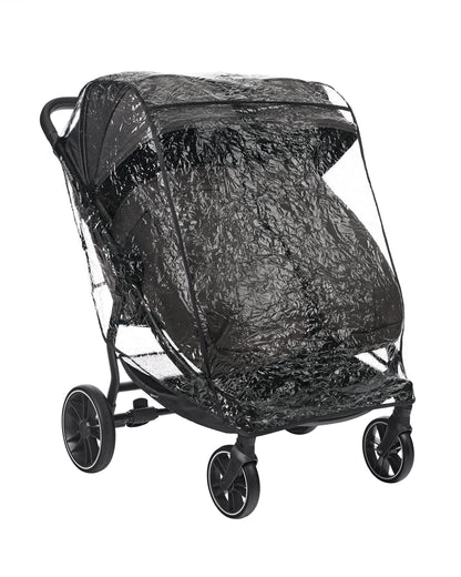Carrinho de bebé de Gémeos Happy 2 Black