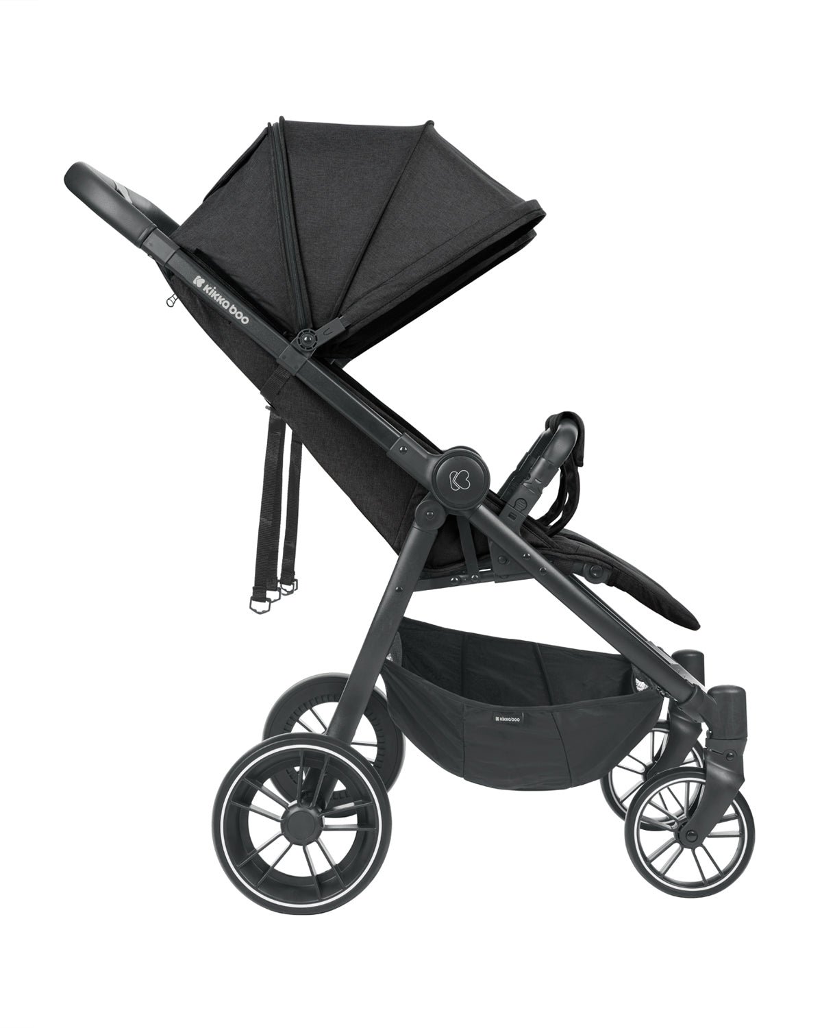 Carrinho de bebé de Gémeos Happy 2 Black