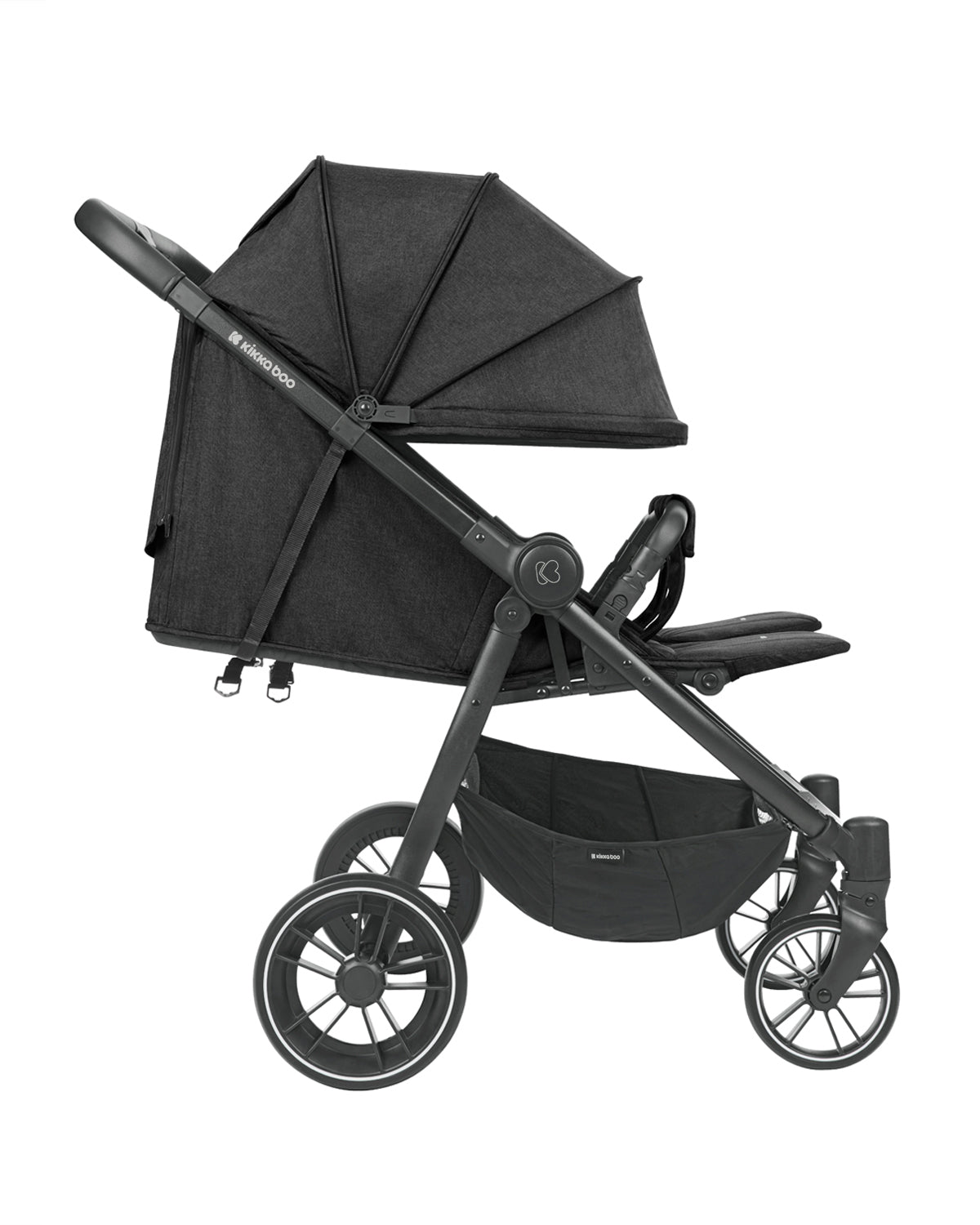 Carrinho de bebé de Gémeos Happy 2 Black