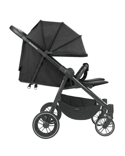 Carrinho de bebé de Gémeos Happy 2 Black
