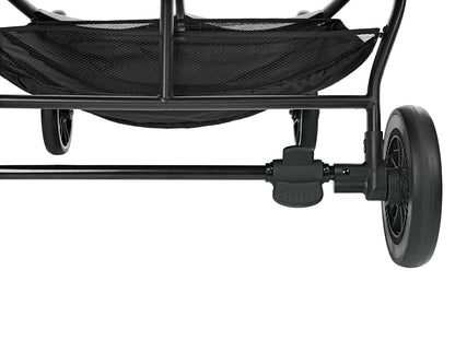 Carrinho de bebé de Gémeos Happy 2 Black