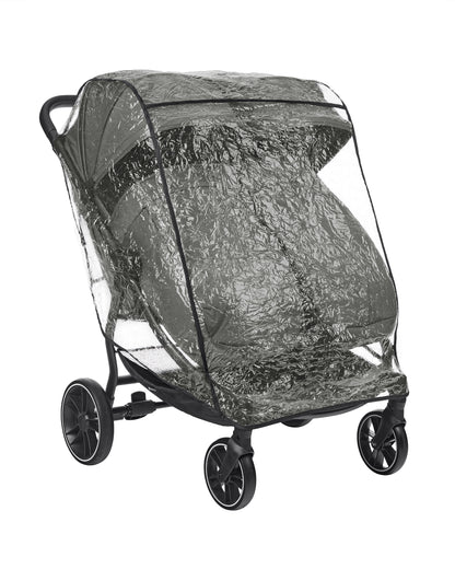 Carrinho de bebé de Gémeos Happy 2 cinza claro