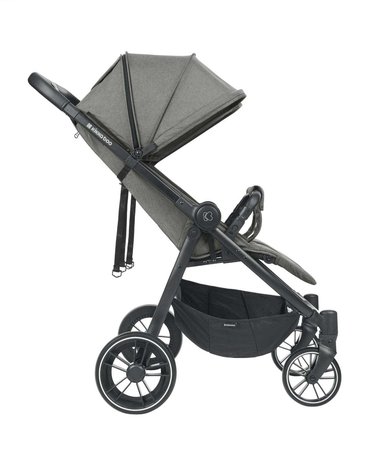 Carrinho de bebé de Gémeos Happy 2 cinza claro