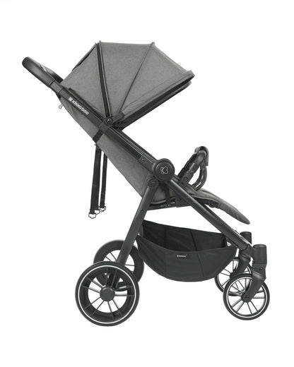 Carrinho de bebé de Gémeos Happy 2 cinza claro