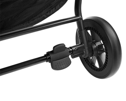 Carrinho de bebé de Gémeos Happy 2 cinza claro