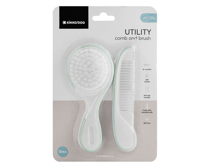 Pente e escova utilitários Mint Kikkaboo