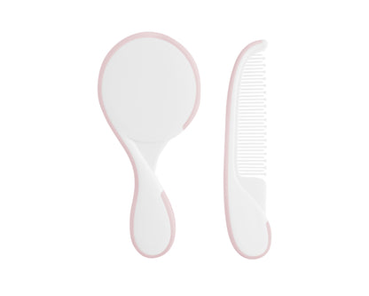 Pente e escova utilitários Rosa Kikkaboo