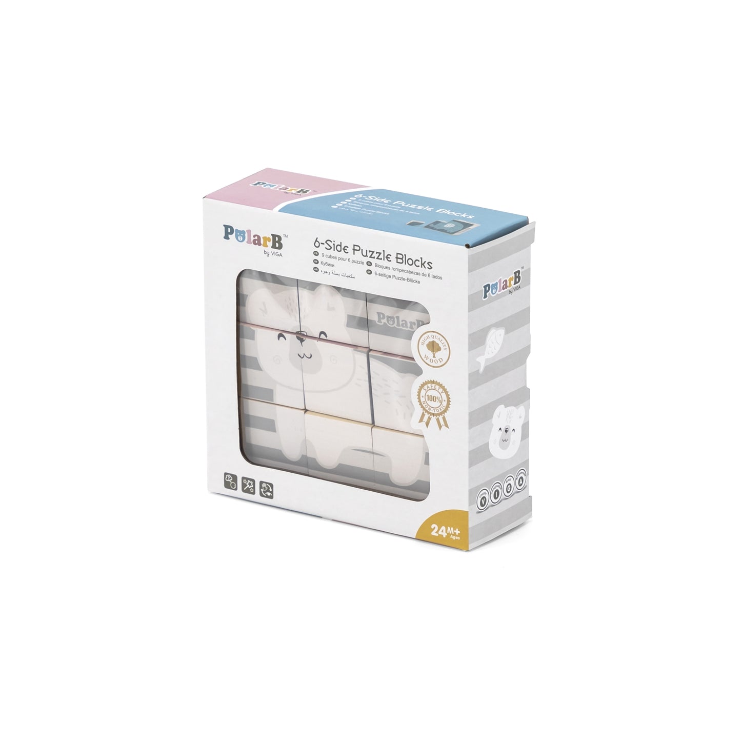 Puzzle Cubo 9 Peças Viga