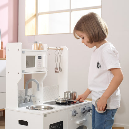 Cozinha Com Quadro Negro Branco Viga