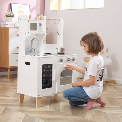 Cozinha Com Quadro Negro Branco Viga