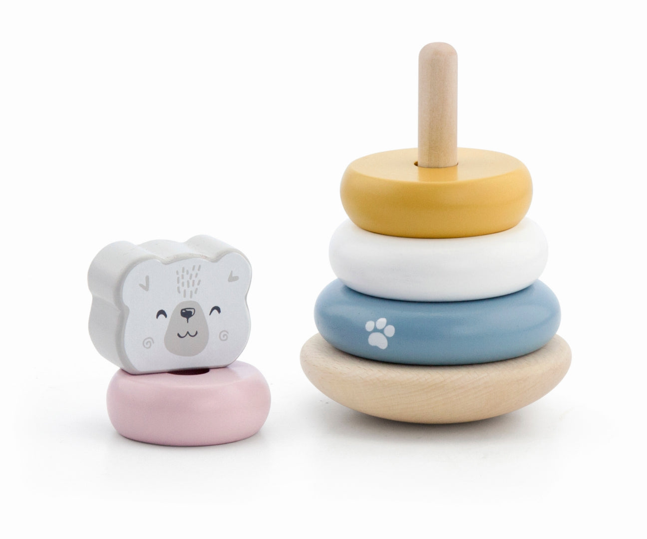 Conjunto De Puxar E Pirâmide Para Ursos De Peluche Viga