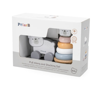 Conjunto De Puxar E Pirâmide Para Ursos De Peluche Viga