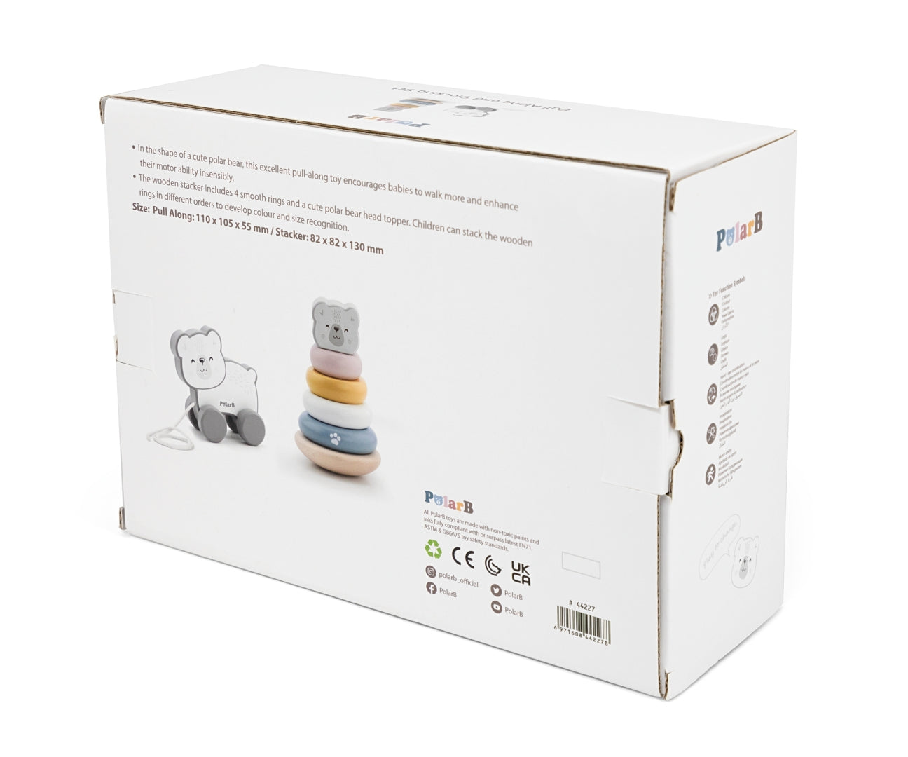 Conjunto De Puxar E Pirâmide Para Ursos De Peluche Viga