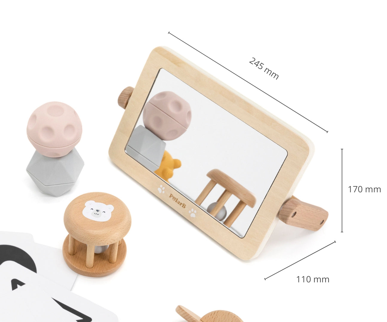 Conjunto Grow With Me Exploradores Sensoriais Viga