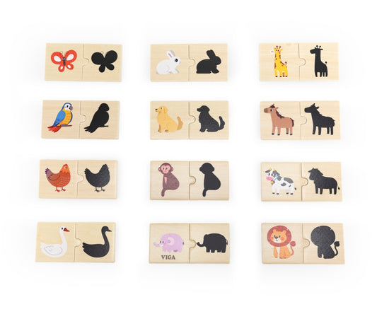 Conjunto De Puzzle De Sombras Viga