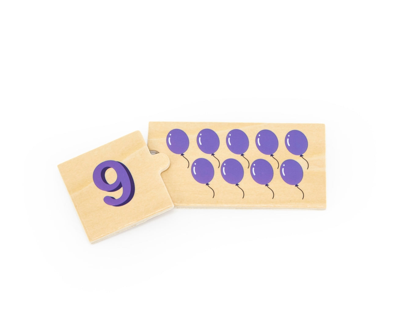 Conjunto De Puzzle Combine Os Números Viga