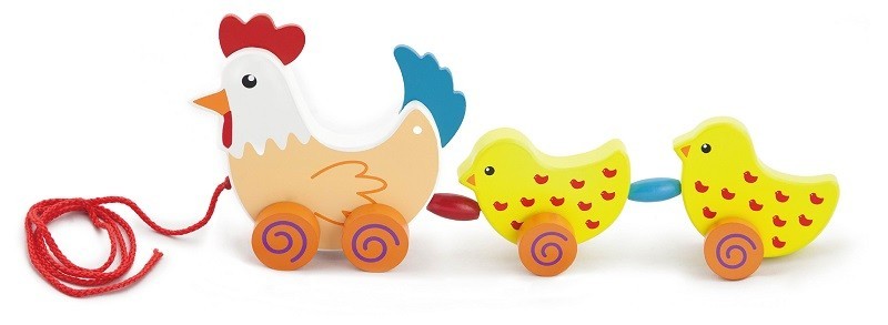 Puxar A Galinha Com Dois Pintos Viga