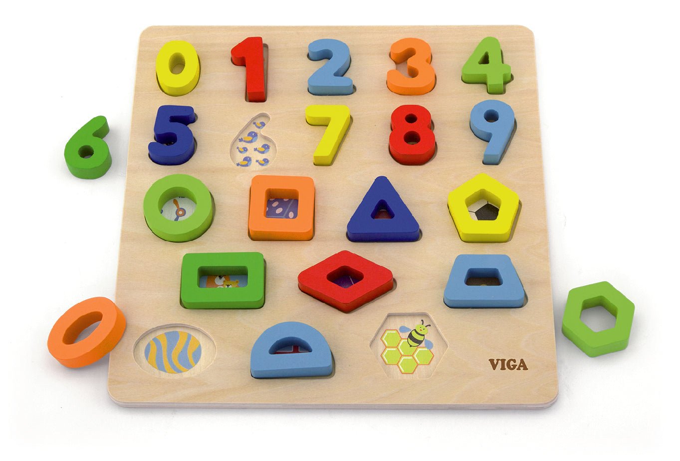 Classificador De Puzzles Formas Números E Formas Viga