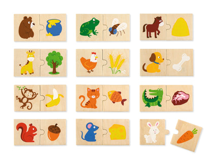 Puzzle Alimentar O Animal Viga