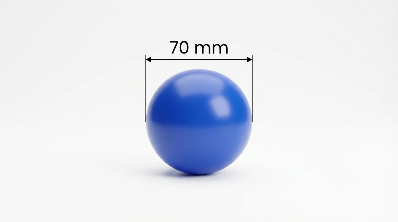 Bolas para piscina de bolas Ø70 mm 1000 unid. azul