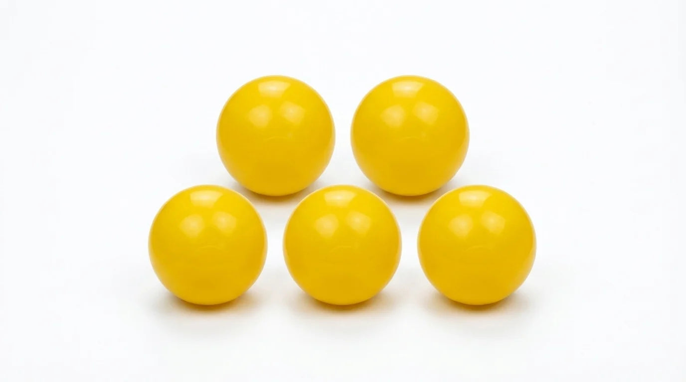 Bolas para piscina de bolas Ø70 mm conjunto 500 unidades amarelas