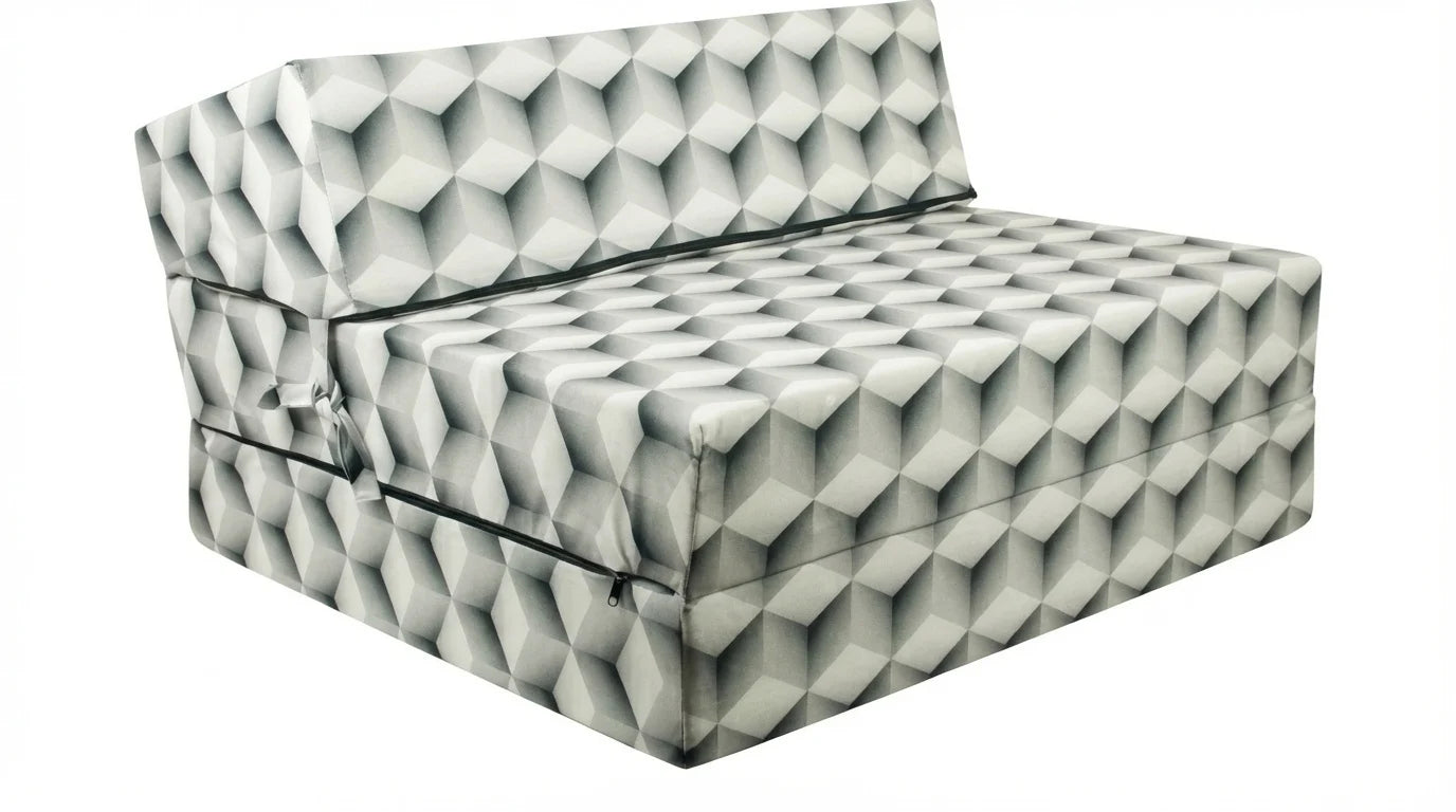 Colchão dobrável 3D 90x200x15 cm