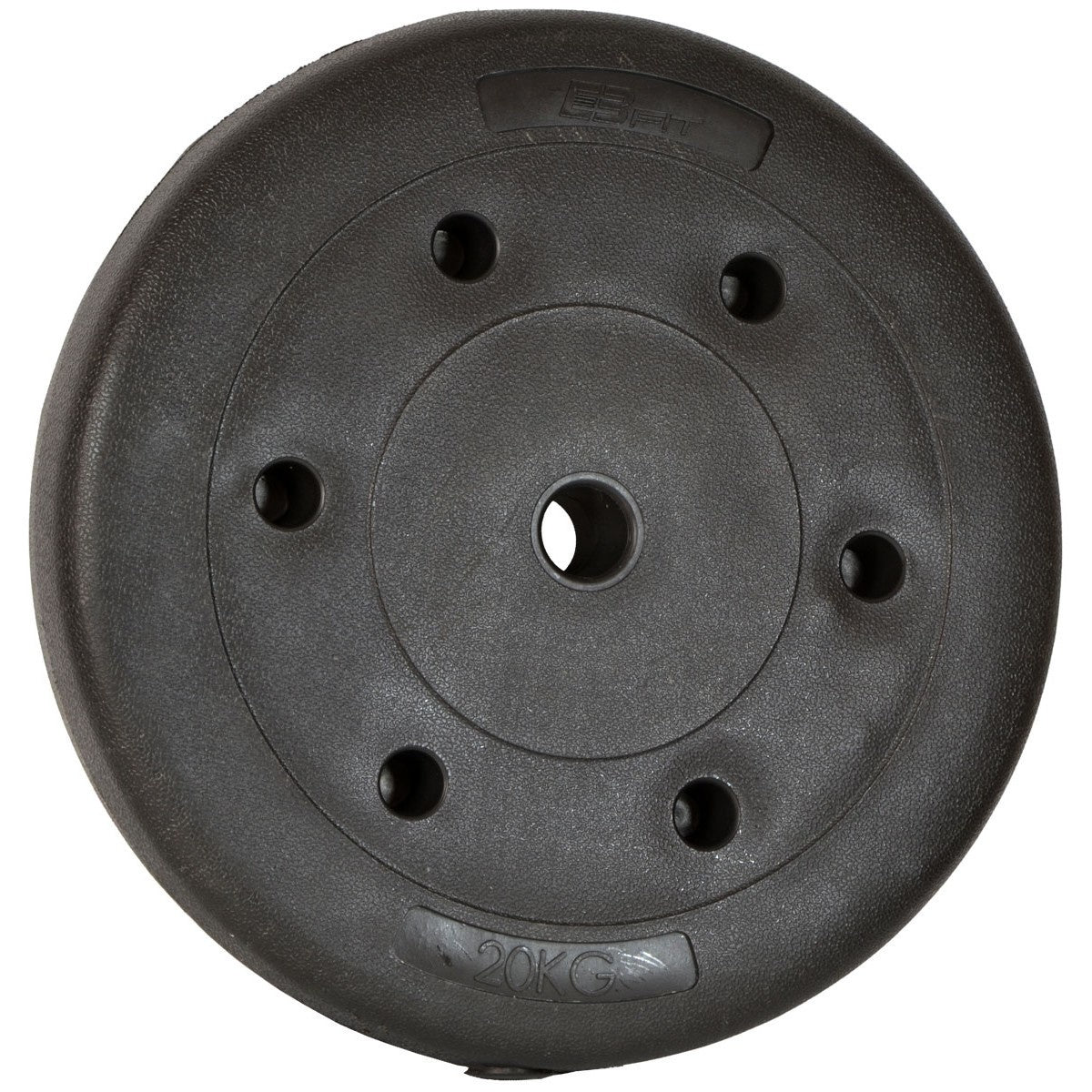 Disco de pesos 20 kg 29 mm cimento preto