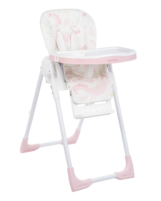 Cadeira da papa Vitto Unicorn Rosa Kikkaboo