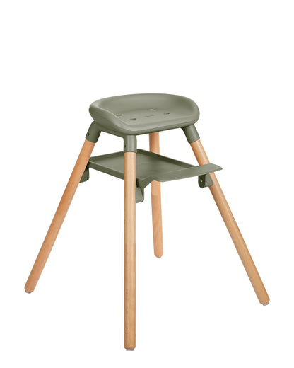 Cadeira de refeição Woody 2 em 1 Green  Kikkaboo