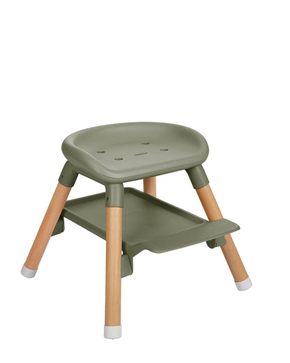 Cadeira de refeição Woody 2 em 1 Green  Kikkaboo