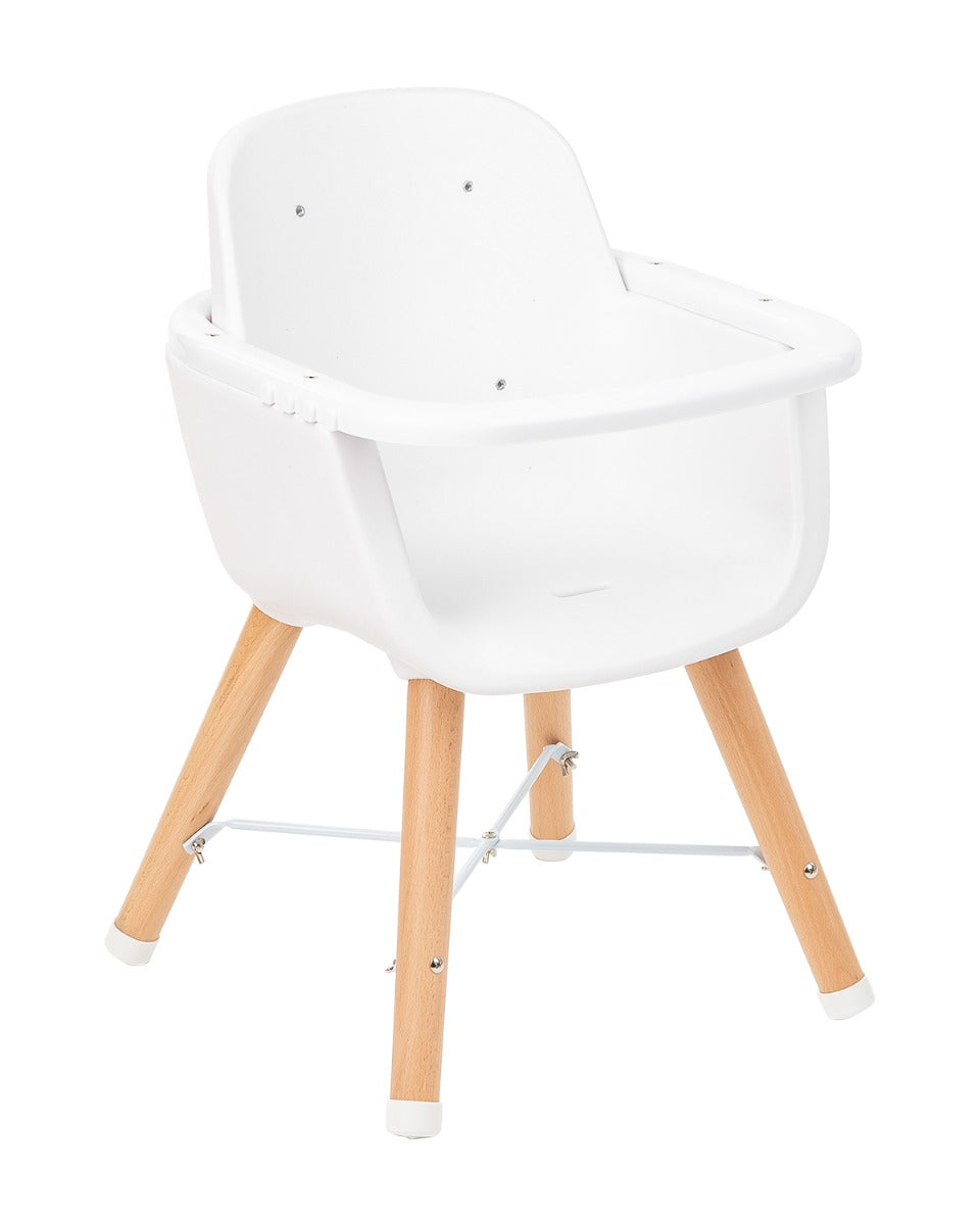 Cadeira de refeição Woody 2 em 1 preta