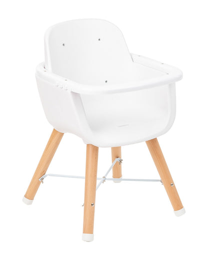 Cadeira de refeição Woody 2 em 1 preta