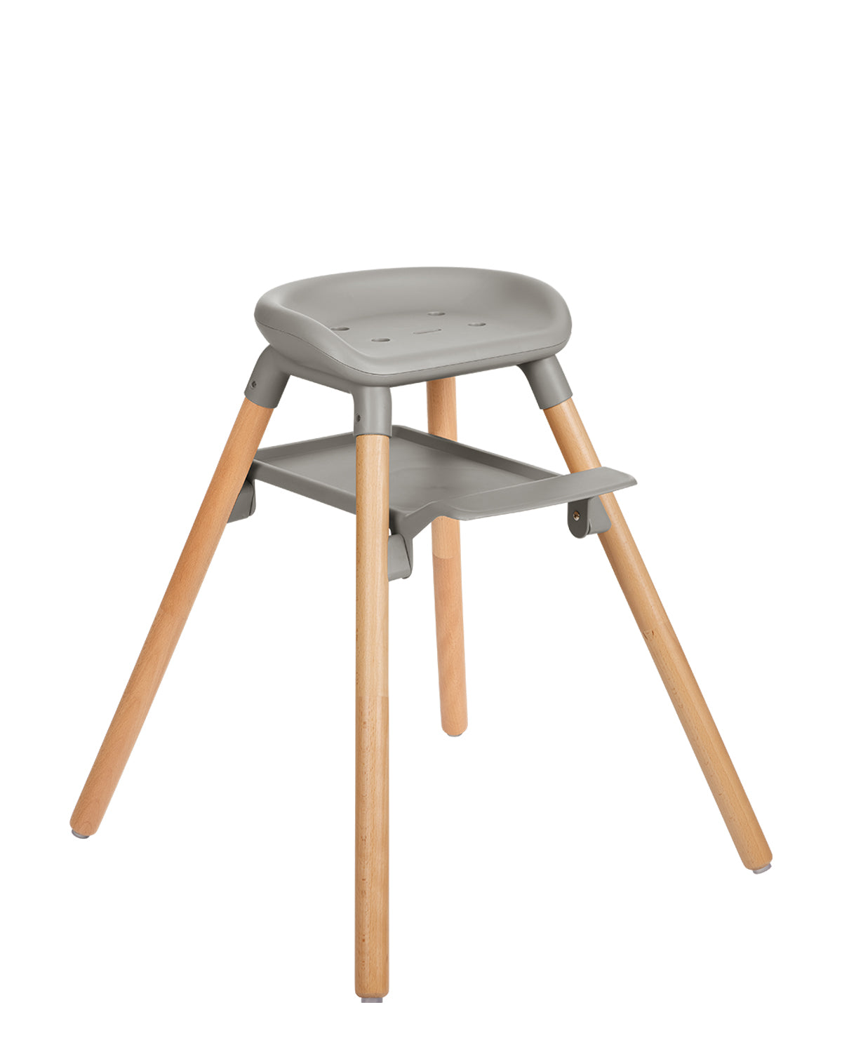 Cadeira de refeição Woody 2 em 1 Grey Kikkaboo