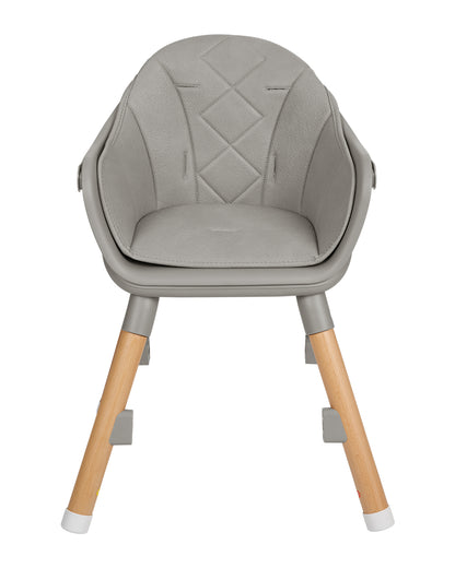 Cadeira de refeição Woody 2 em 1 Grey Kikkaboo